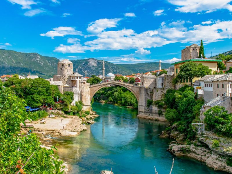 Rundreise Bosnien und Herzegowina - Montenegro - Albanien: Mostar in Bosnien